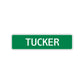 Tucker Street Sign Children Name Room Plate