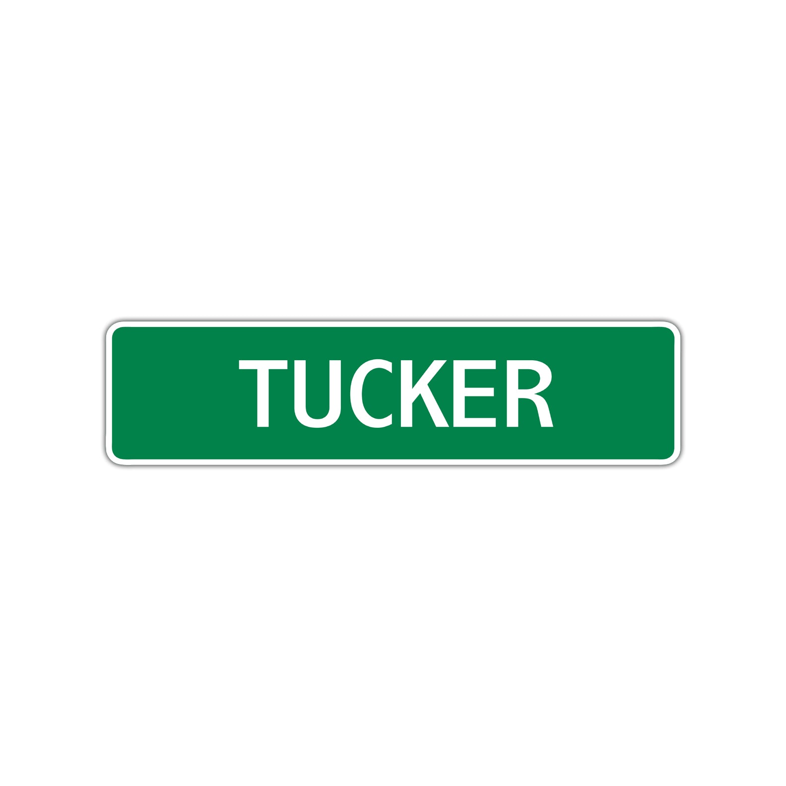 Tucker Street Sign Children Name Room Plate