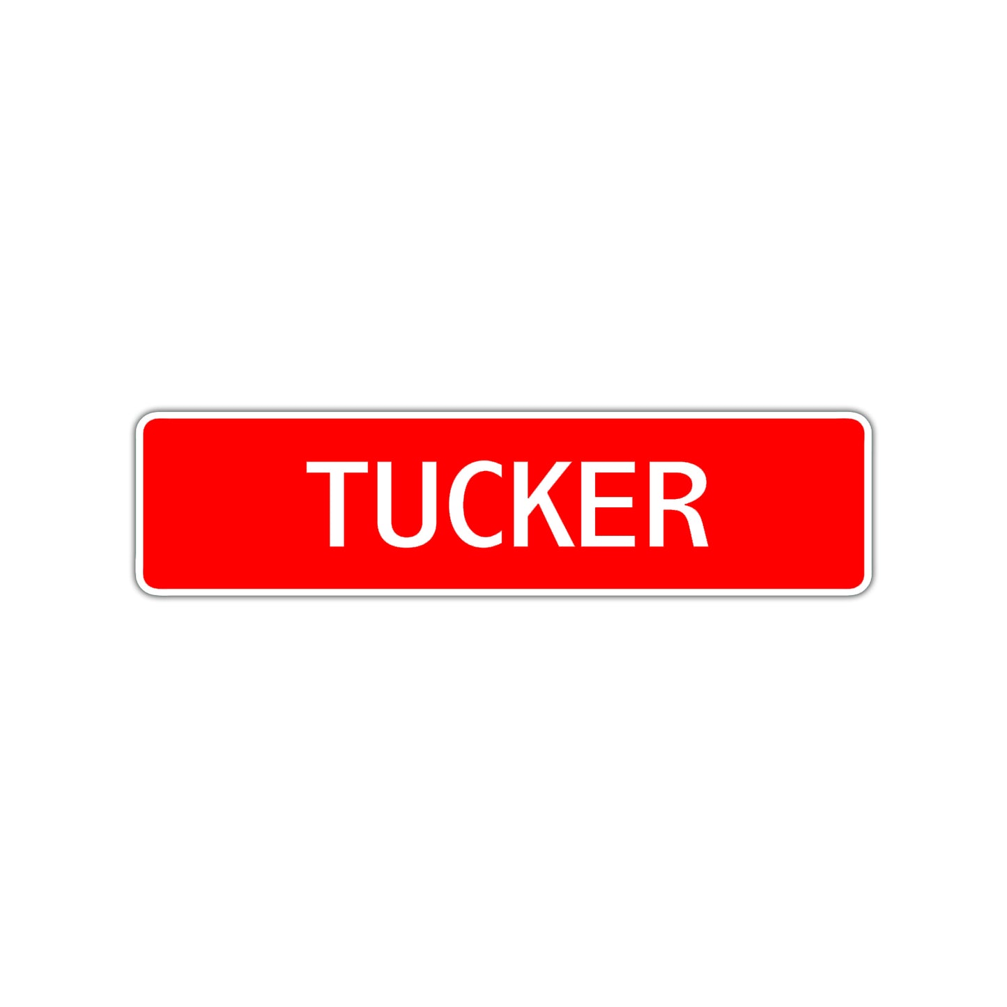 Tucker Street Sign Children Name Room Plate