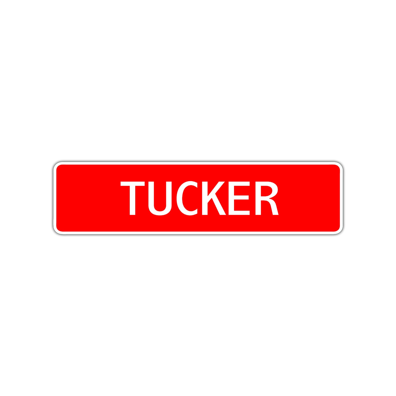 Tucker Street Sign Children Name Room Plate