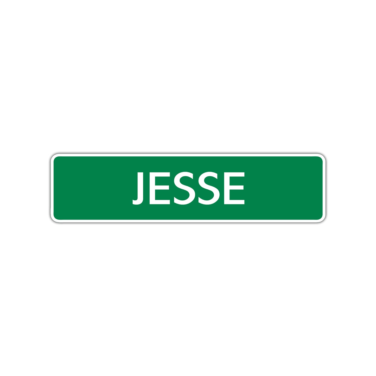 Jesse Street Sign Children Name Room Plate