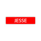 Jesse Street Sign Children Name Room Plate