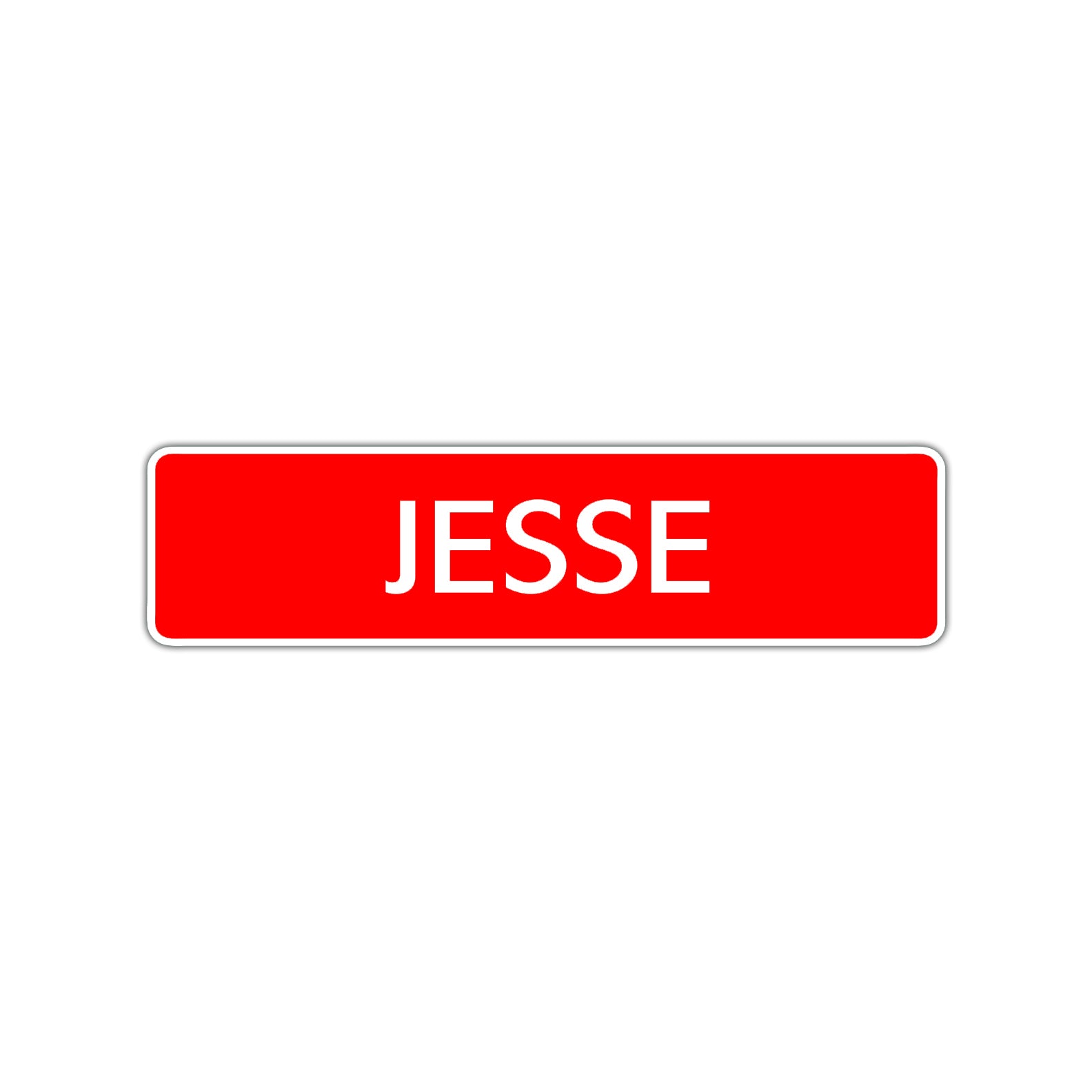 Jesse Street Sign Children Name Room Plate