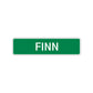 Finn Street Sign Children Name Room Plate