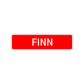 Finn Street Sign Children Name Room Plate