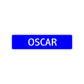 Oscar Street Sign Children Name Room Plate