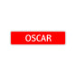 Oscar Street Sign Children Name Room Plate