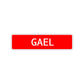 Gael Street Sign Children Name Room Plate