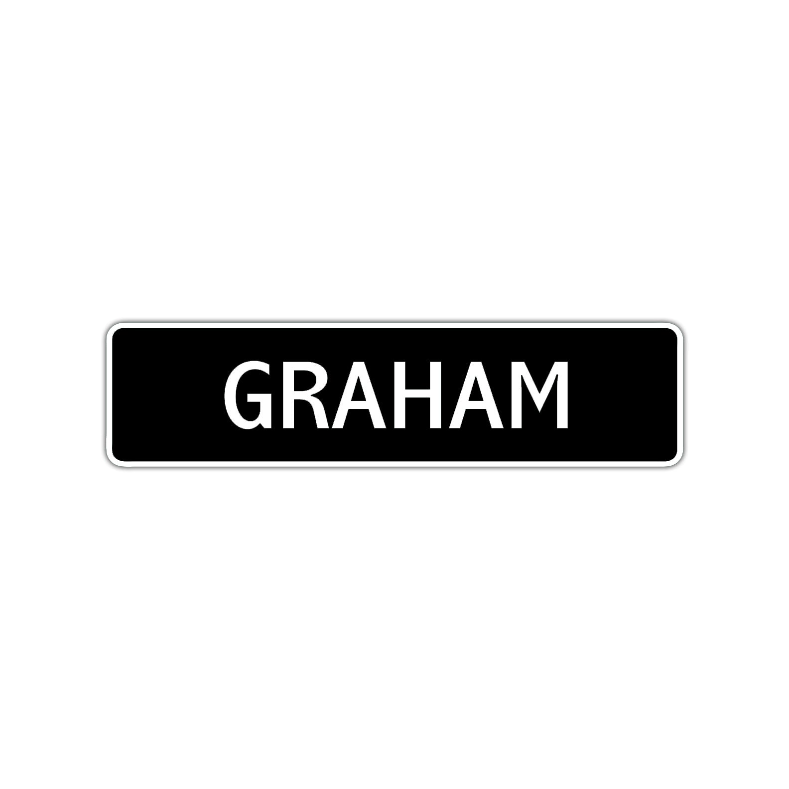 Graham Street Sign Children Name Room Plate