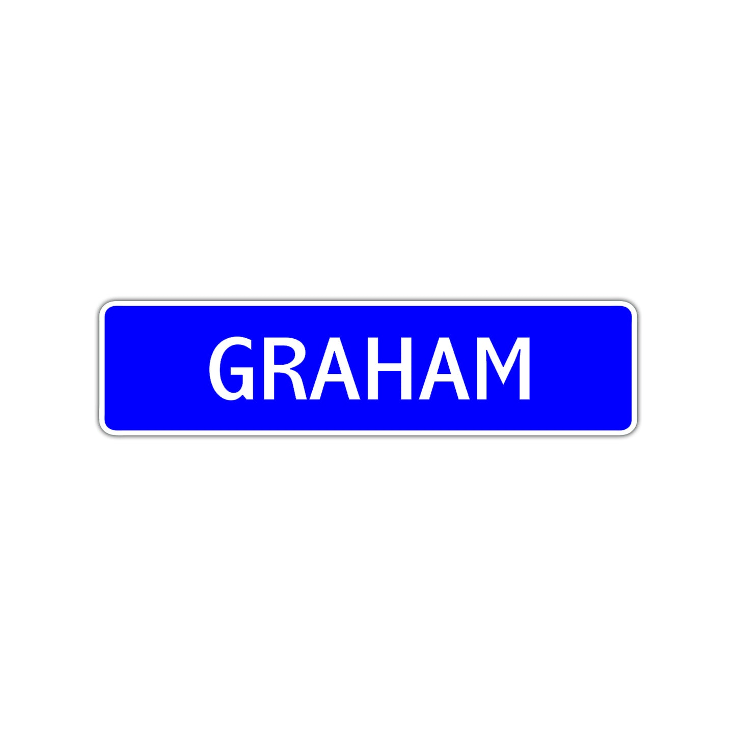 Graham Street Sign Children Name Room Plate