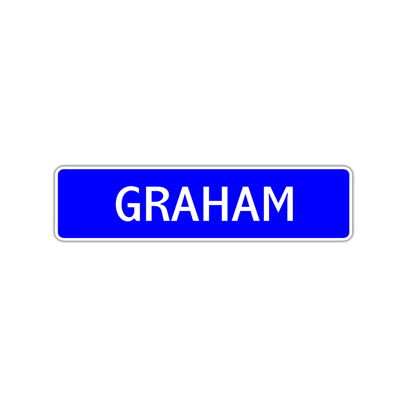 Graham Street Sign Children Name Room Plate
