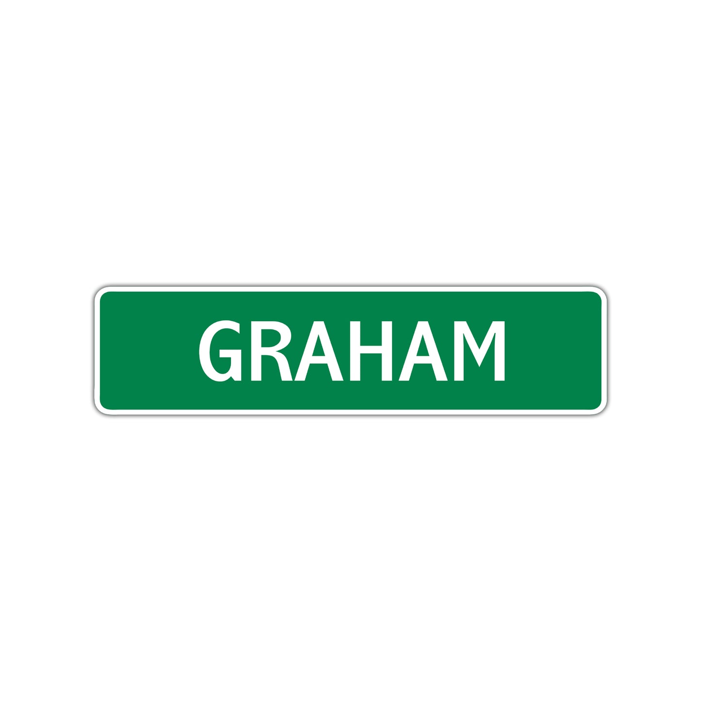 Graham Street Sign Children Name Room Plate