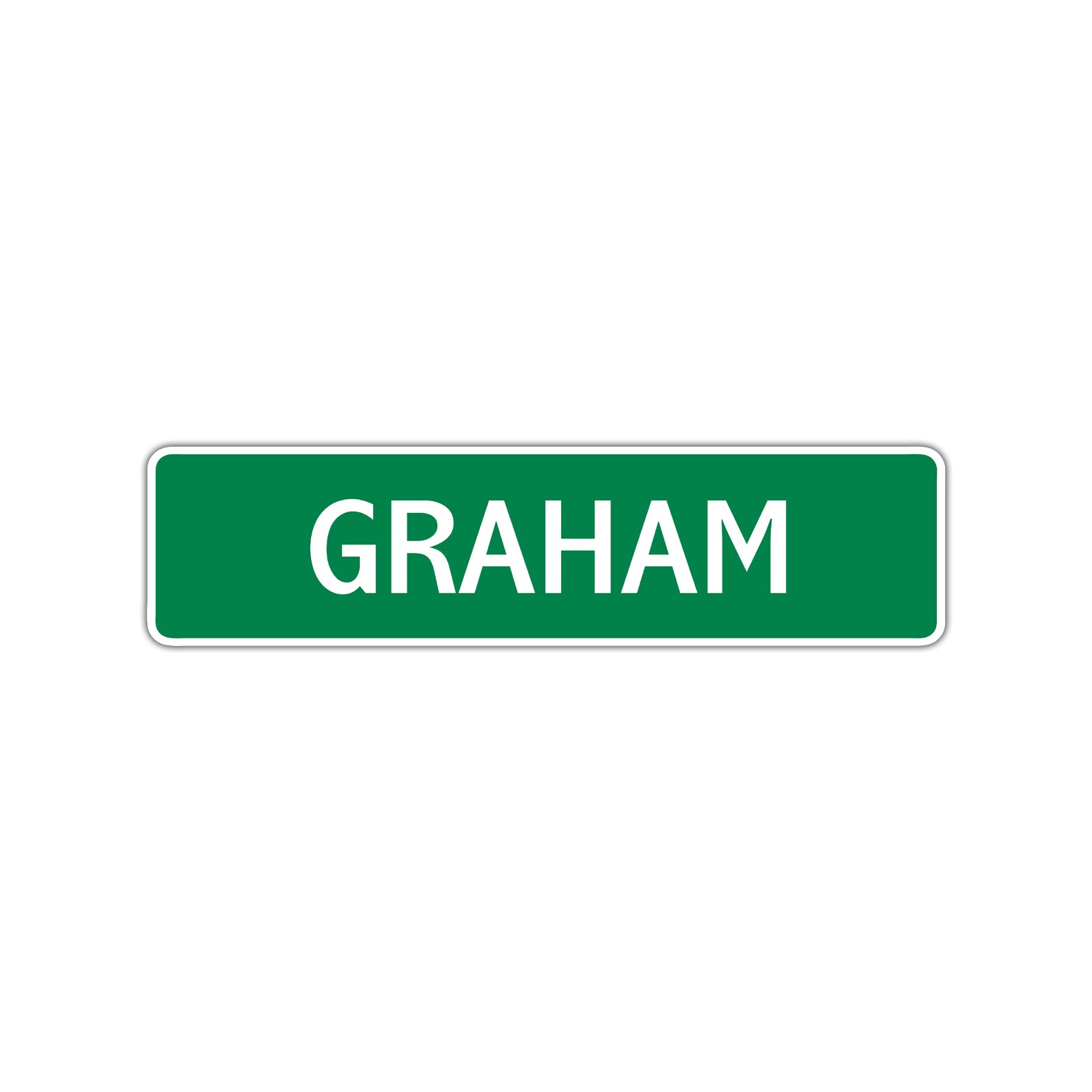 Graham Street Sign Children Name Room Plate