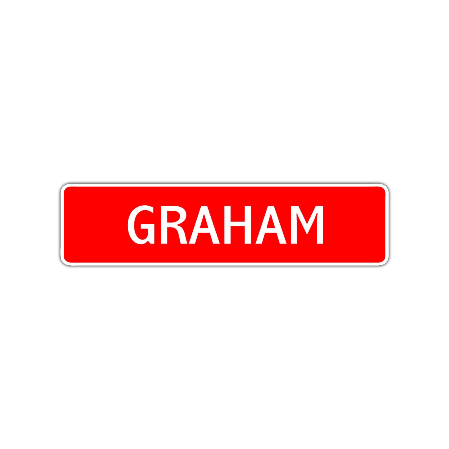 Graham Street Sign Children Name Room Plate