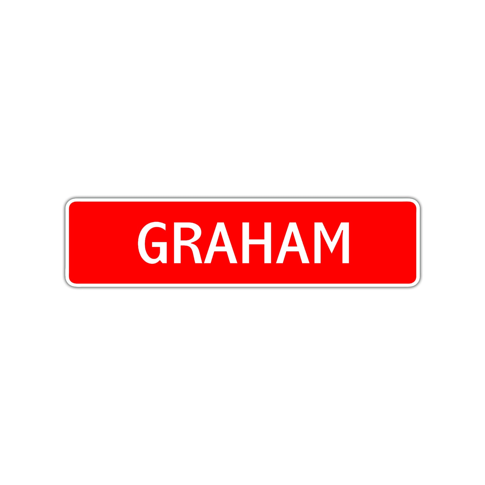 Graham Street Sign Children Name Room Plate