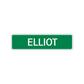 Elliot Street Sign Children Name Room Plate