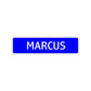 Marcus Street Sign Children Name Room Plate