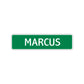 Marcus Street Sign Children Name Room Plate