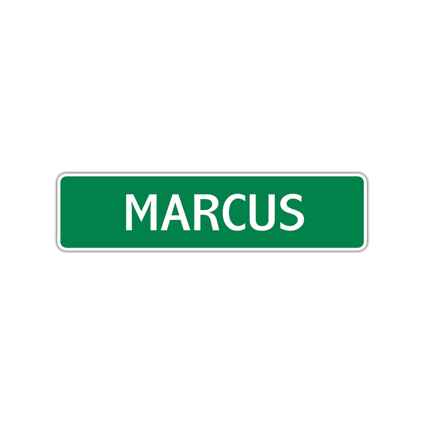 Marcus Street Sign Children Name Room Plate