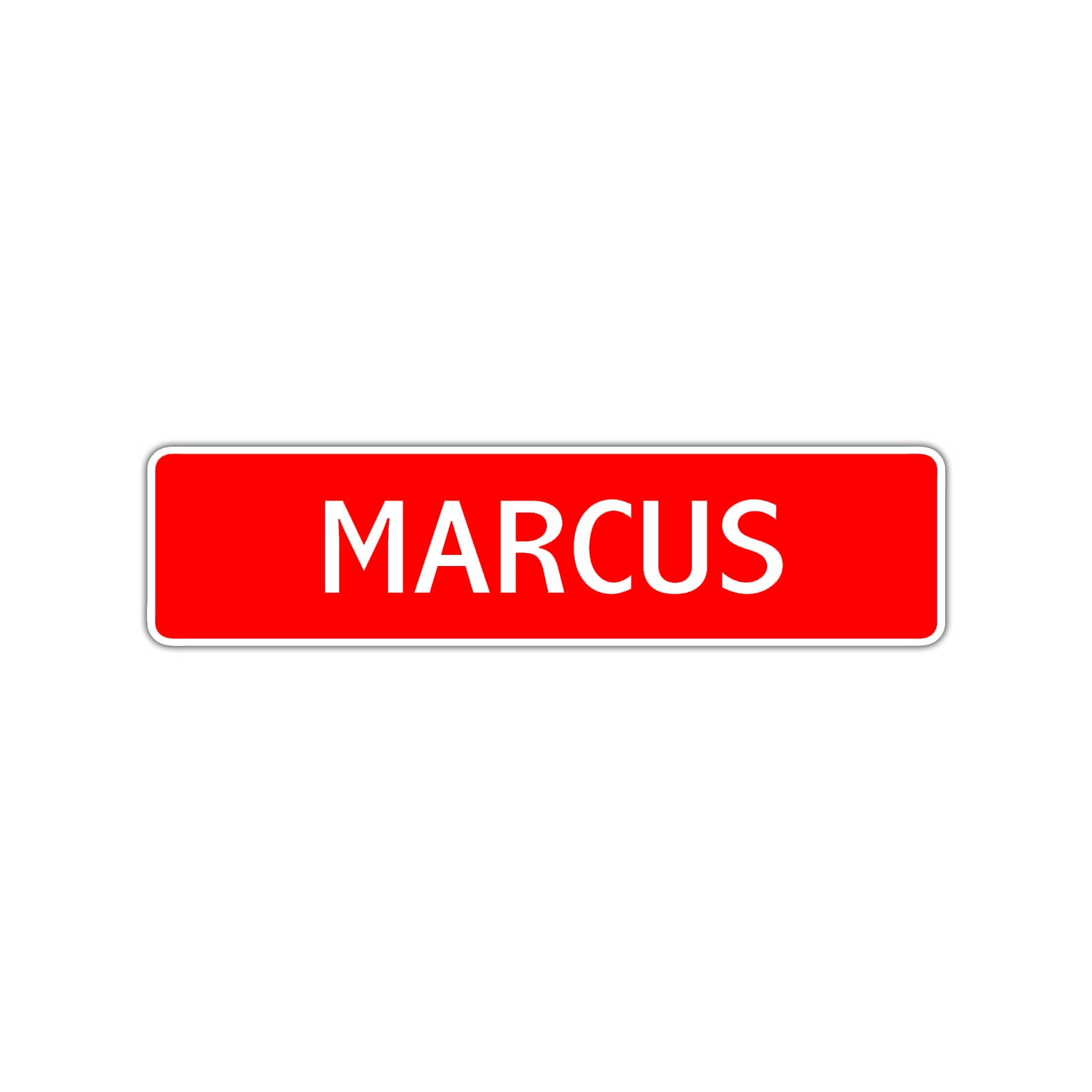 Marcus Street Sign Children Name Room Plate