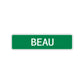 Beau Street Sign Children Name Room Plate