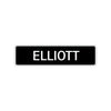 Elliott Street Sign Children Name Room Plate