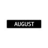 August Street Sign Children Name Room Plate