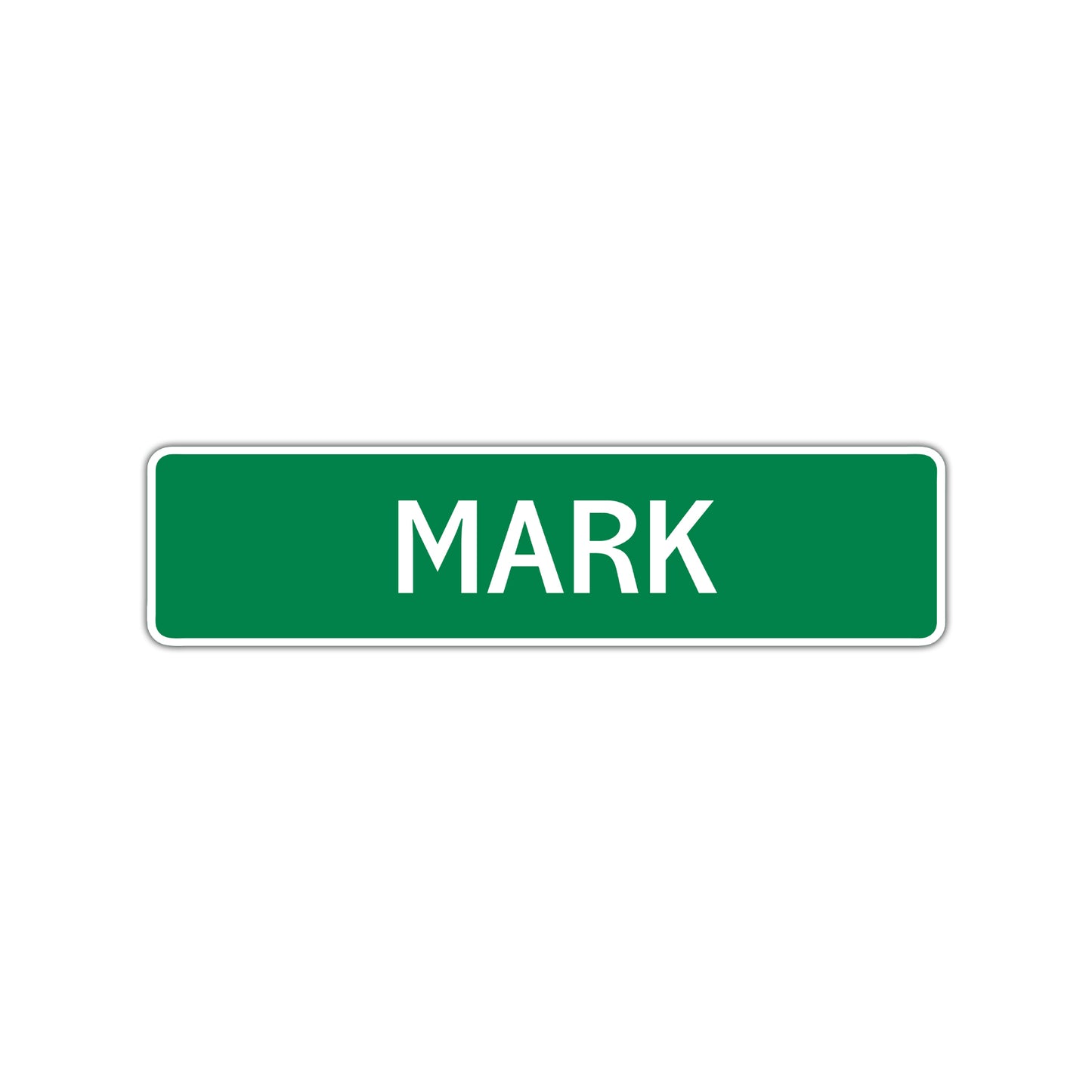 Mark Street Sign Children Name Room Plate