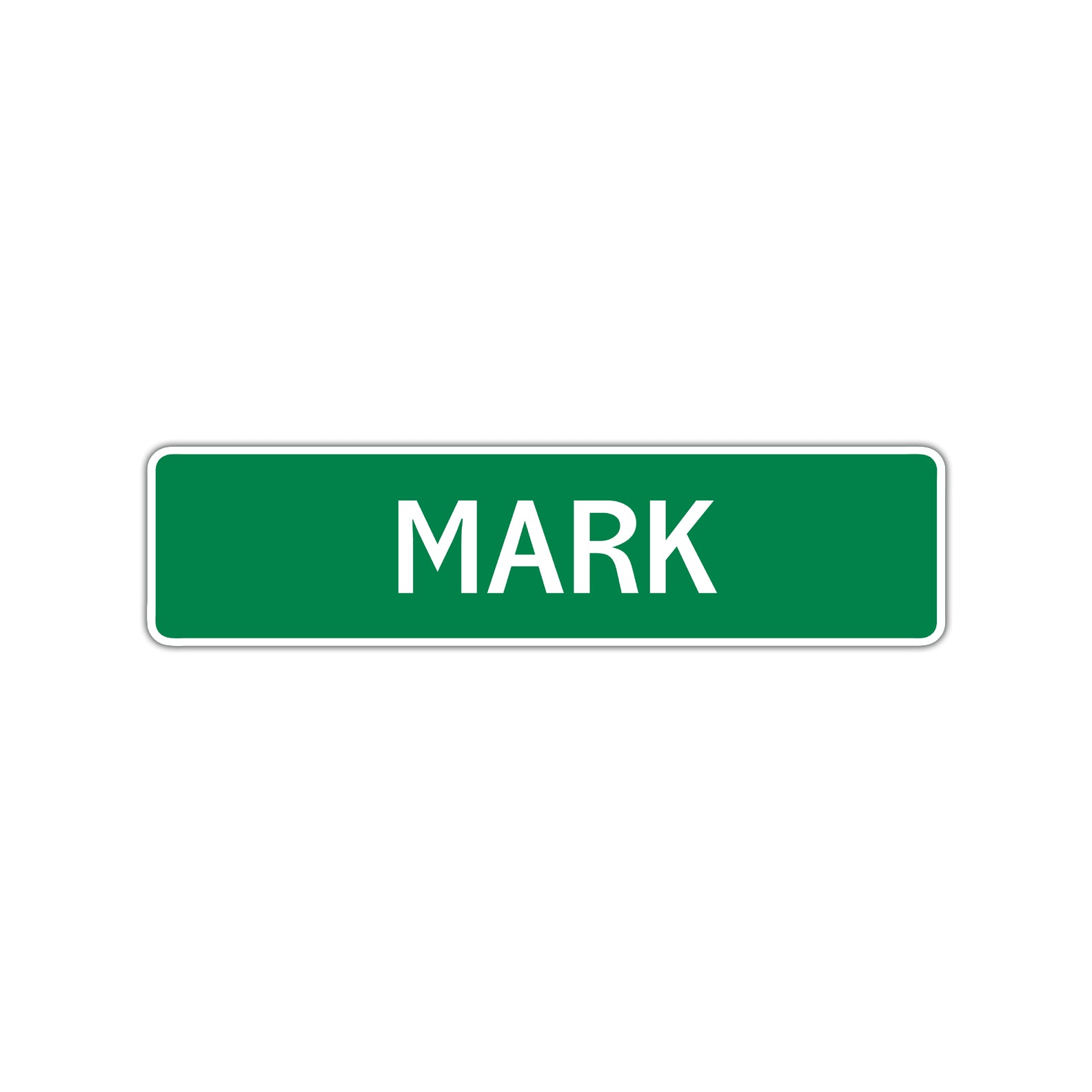 Mark Street Sign Children Name Room Plate