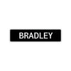 Bradley Street Sign Children Name Room Plate