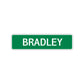 Bradley Street Sign Children Name Room Plate
