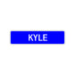 Kyle Street Sign Children Name Room Plate