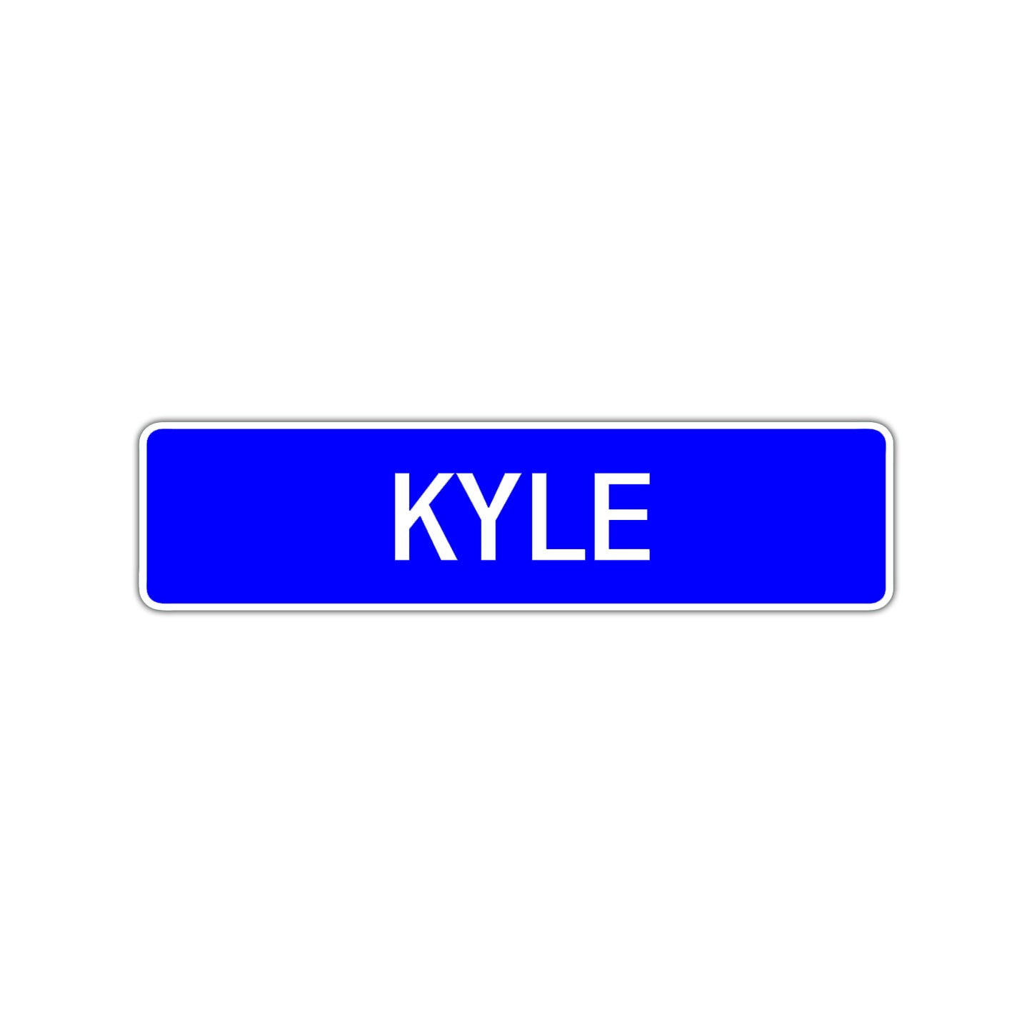 Kyle Street Sign Children Name Room Plate