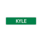 Kyle Street Sign Children Name Room Plate