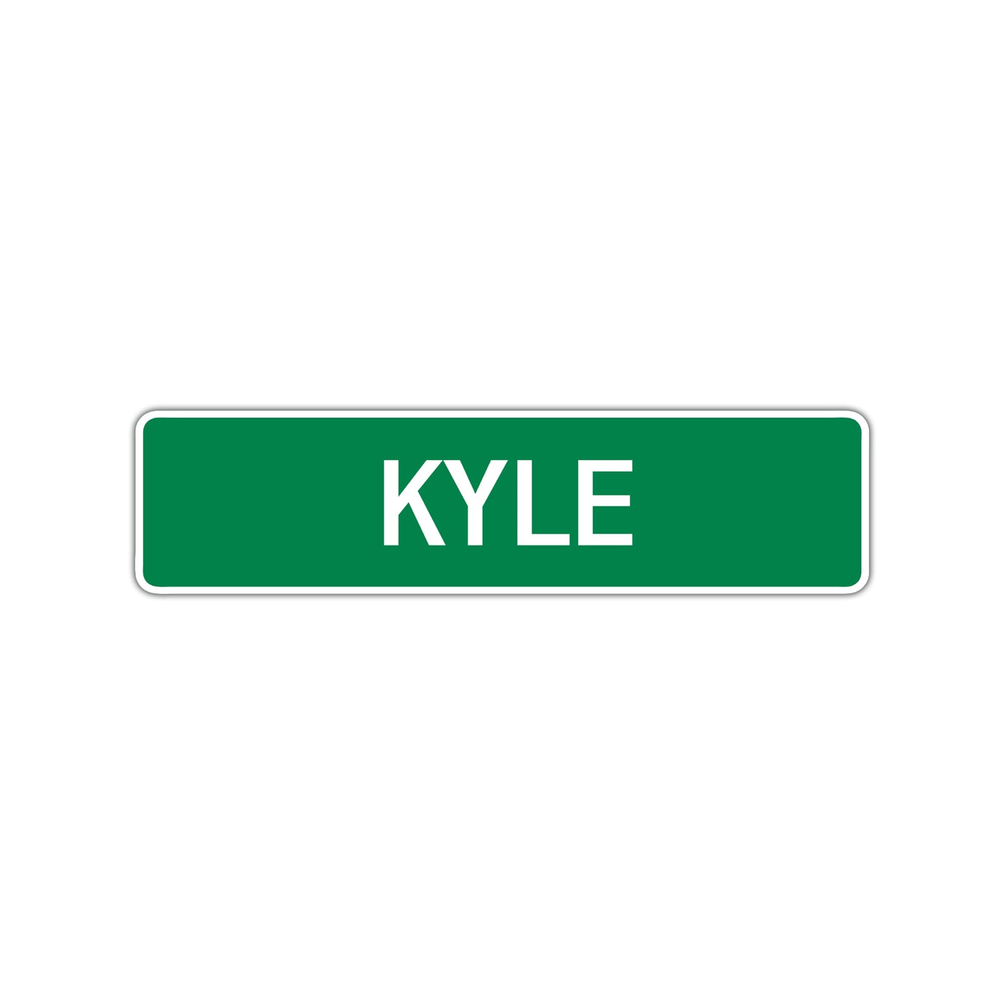 Kyle Street Sign Children Name Room Plate