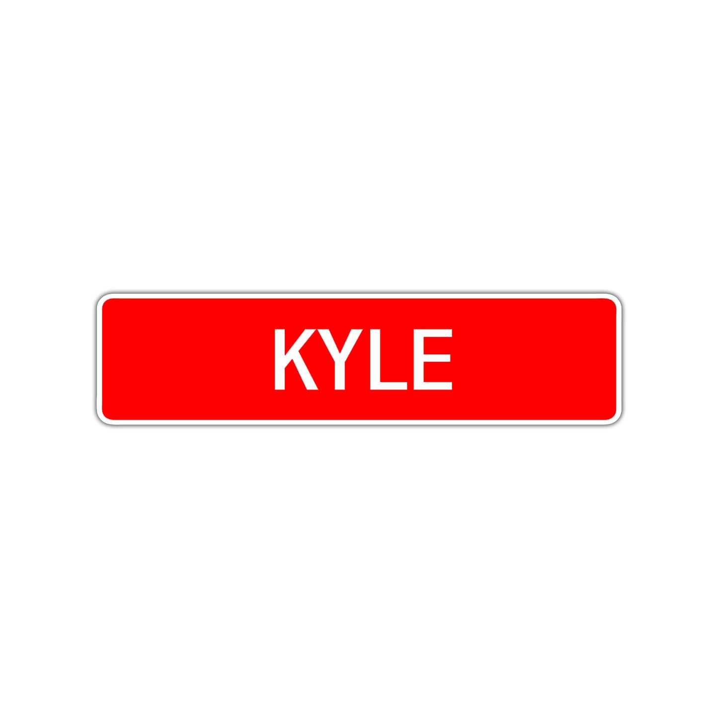 Kyle Street Sign Children Name Room Plate