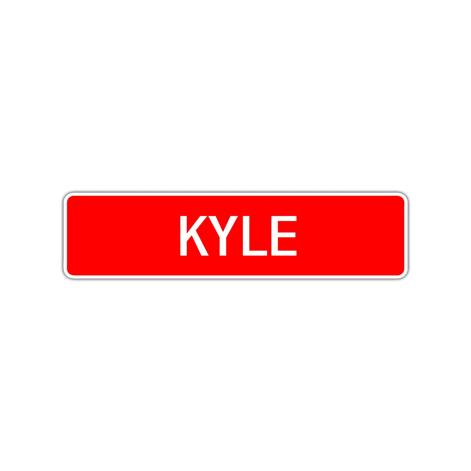 Kyle Street Sign Children Name Room Plate