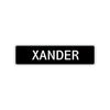 Xander Street Sign Children Name Room Plate