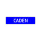 Caden Street Sign Children Name Room Plate