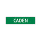 Caden Street Sign Children Name Room Plate