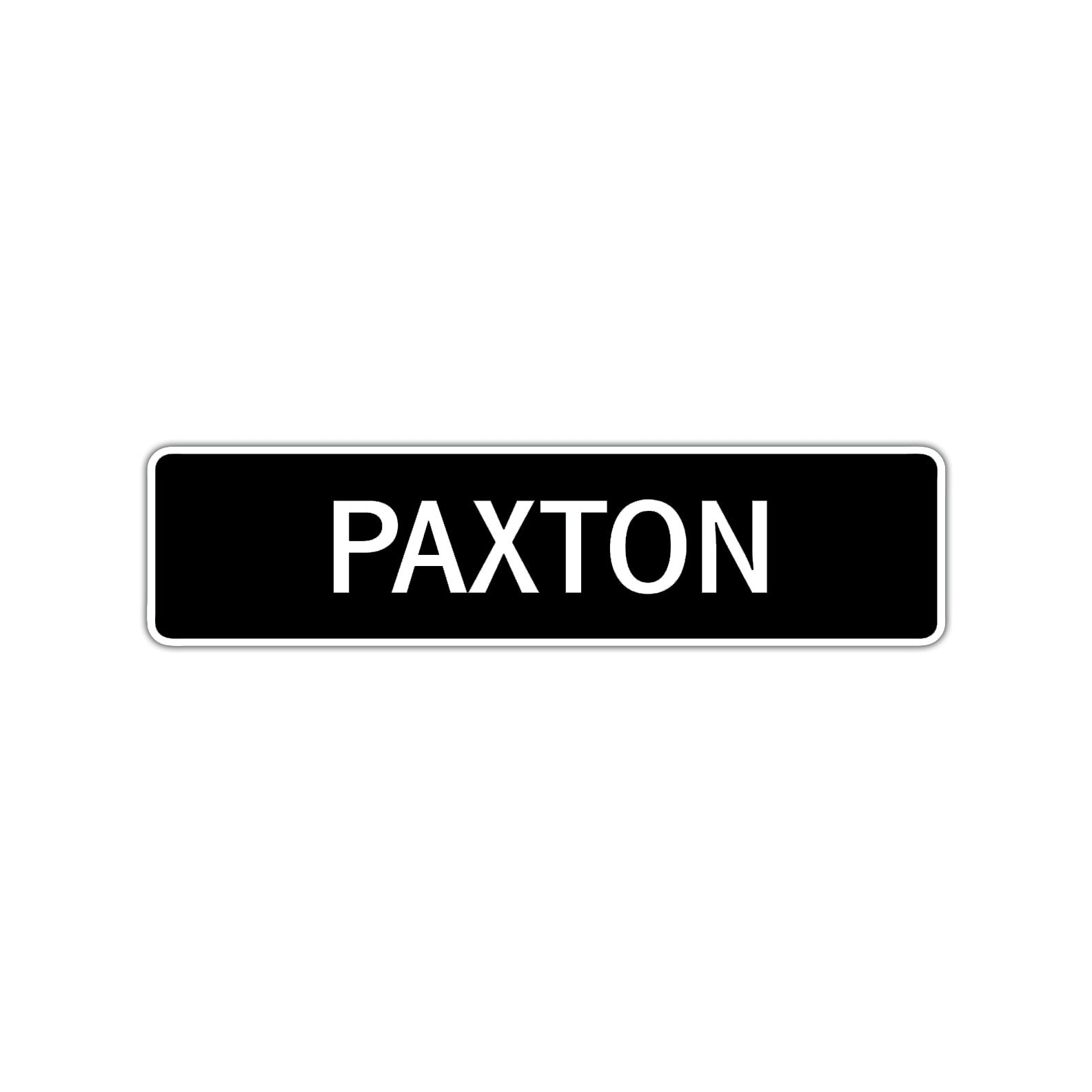 Paxton Street Sign Children Name Room Plate