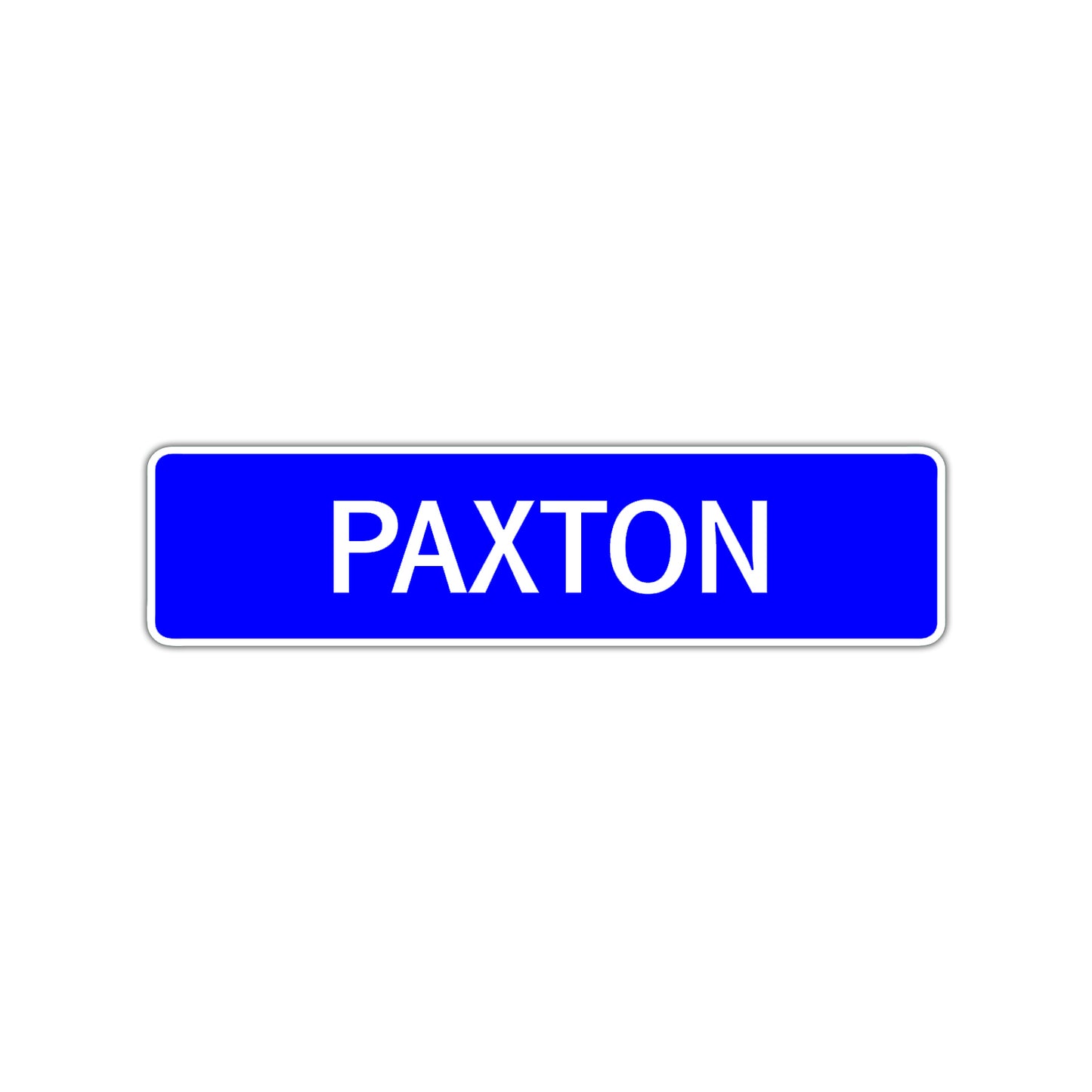 Paxton Street Sign Children Name Room Plate