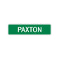 Paxton Street Sign Children Name Room Plate