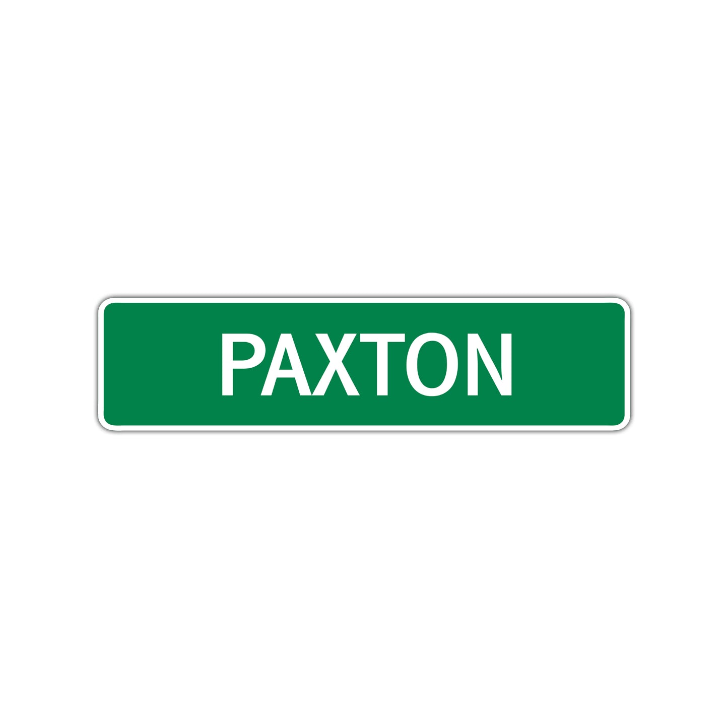 Paxton Street Sign Children Name Room Plate