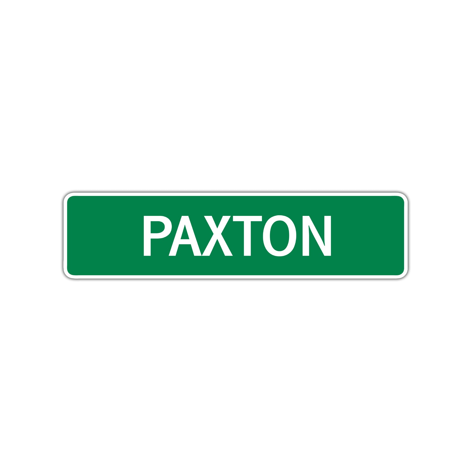 Paxton Street Sign Children Name Room Plate