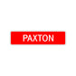 Paxton Street Sign Children Name Room Plate