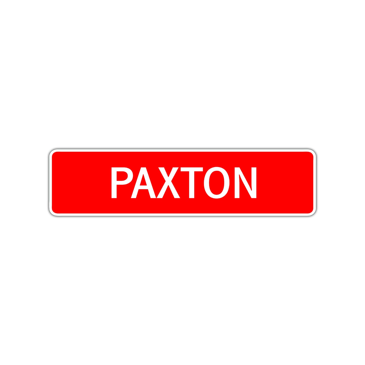 Paxton Street Sign Children Name Room Plate