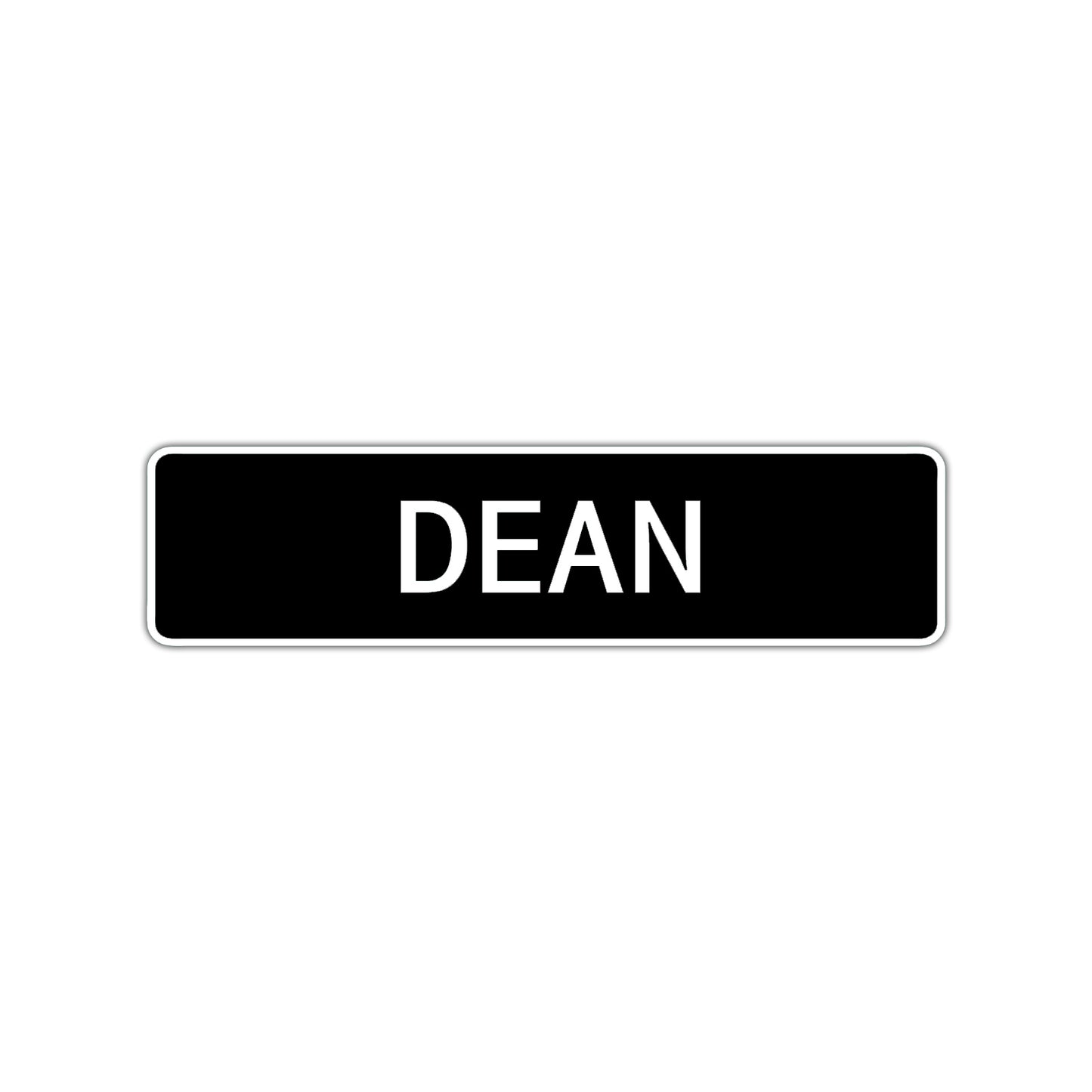 Dean Street Sign Children Name Room Plate
