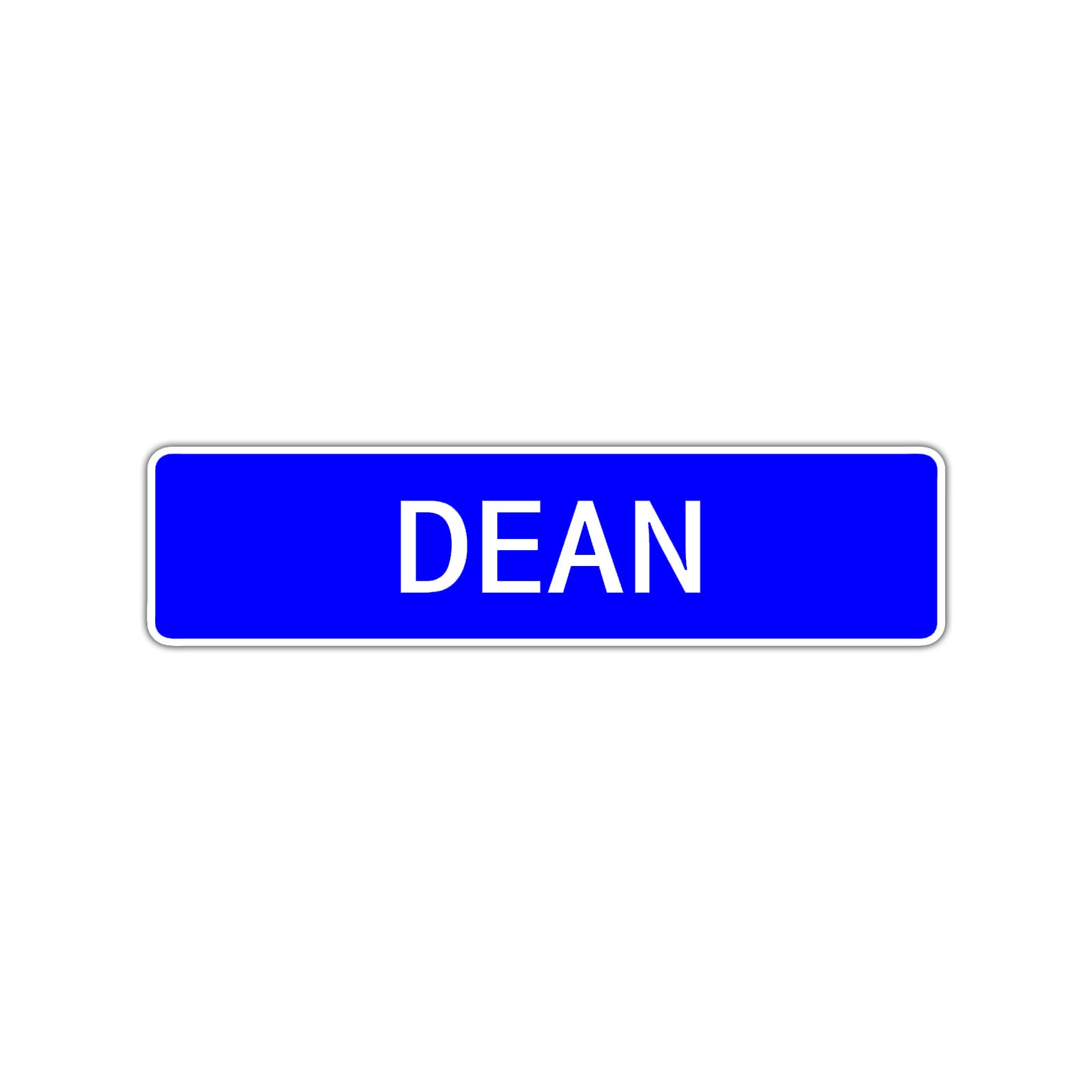 Dean Street Sign Children Name Room Plate