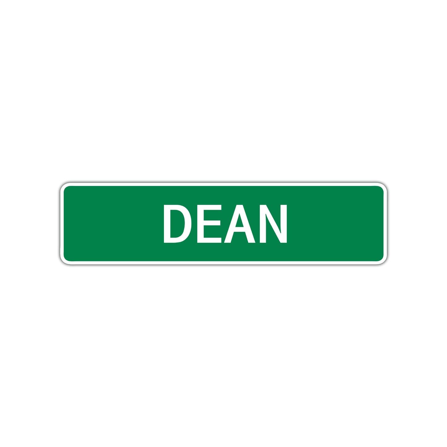 Dean Street Sign Children Name Room Plate